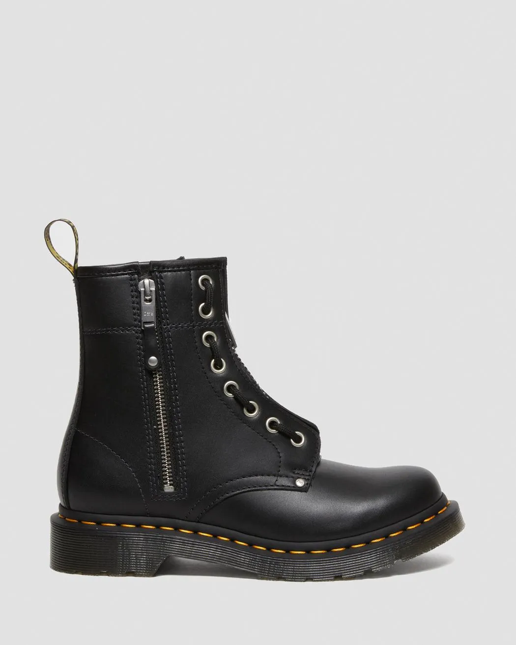 1460 Twin Zip Black Wanama Boots