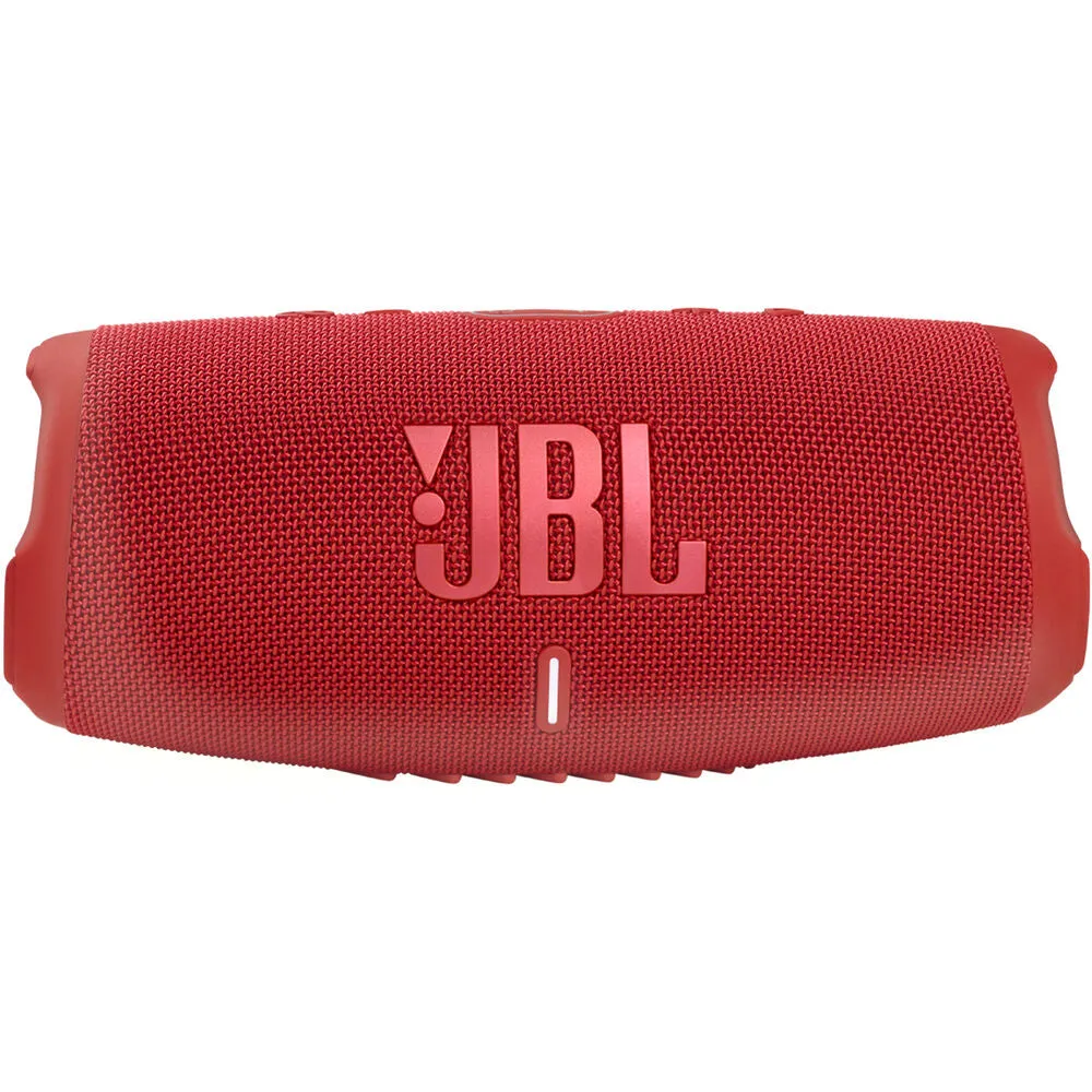 2x JBL Charge 5 Portable Waterproof Bluetooth Speaker with Powerbank Red