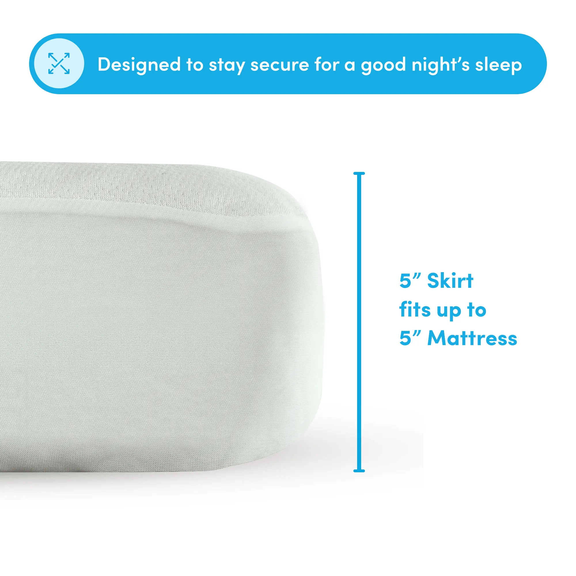 5" Waterproof Mattress Cover, Twin (2 pack)