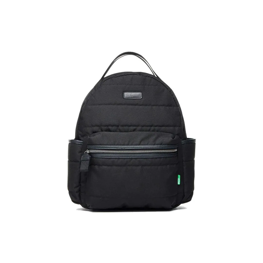 Babymel Lola Eco Quilt Changing Backpack - Black