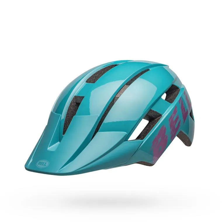 Bell Bike Sidetrack II Bicycle Helmets Buzz Gloss Light Blue/Pink Universal Child