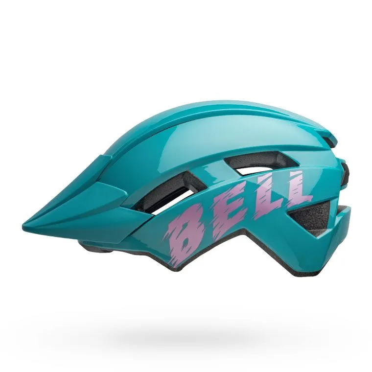 Bell Bike Sidetrack II Bicycle Helmets Buzz Gloss Light Blue/Pink Universal Child