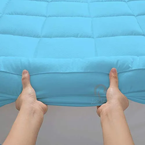 Beta Divine Super Soft Cloud 600 GSM Hotel Quality Microfiber Waterproof Mattress Topper/Padding