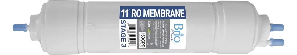 Brio 2.5" x 11" RO Membrane w/ 1,200 ml capacity & 150 Gpd