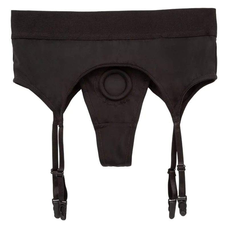 Calexotics Boundless Thong with Garter 2XL/3X