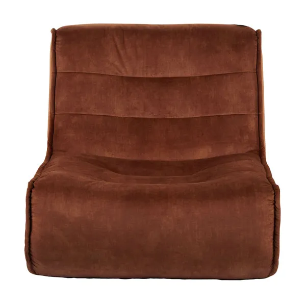 Comfy Lounge Chair - Rust