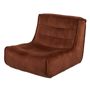 Comfy Lounge Chair - Rust