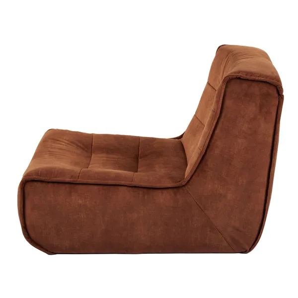 Comfy Lounge Chair - Rust