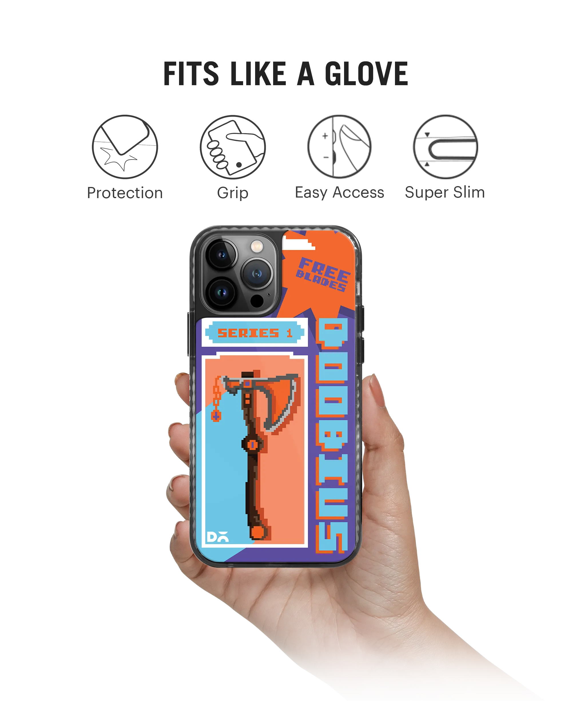 DailyObjects The Axe of Doobius Stride 2.0 Phone Case Cover For iPhone 15 Pro