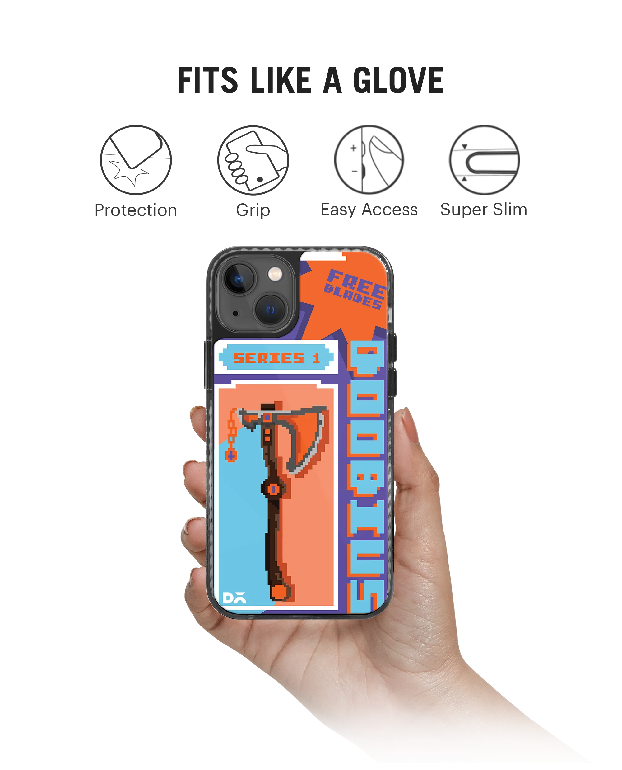 DailyObjects The Axe of Doobius Stride 2.0 Phone Case Cover For iPhone 15