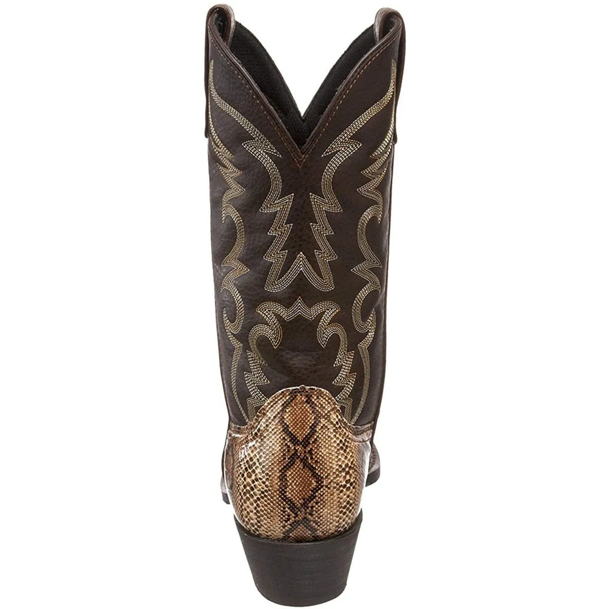 Embroidered Exotic Western Mid-Calf Cowboy Boots