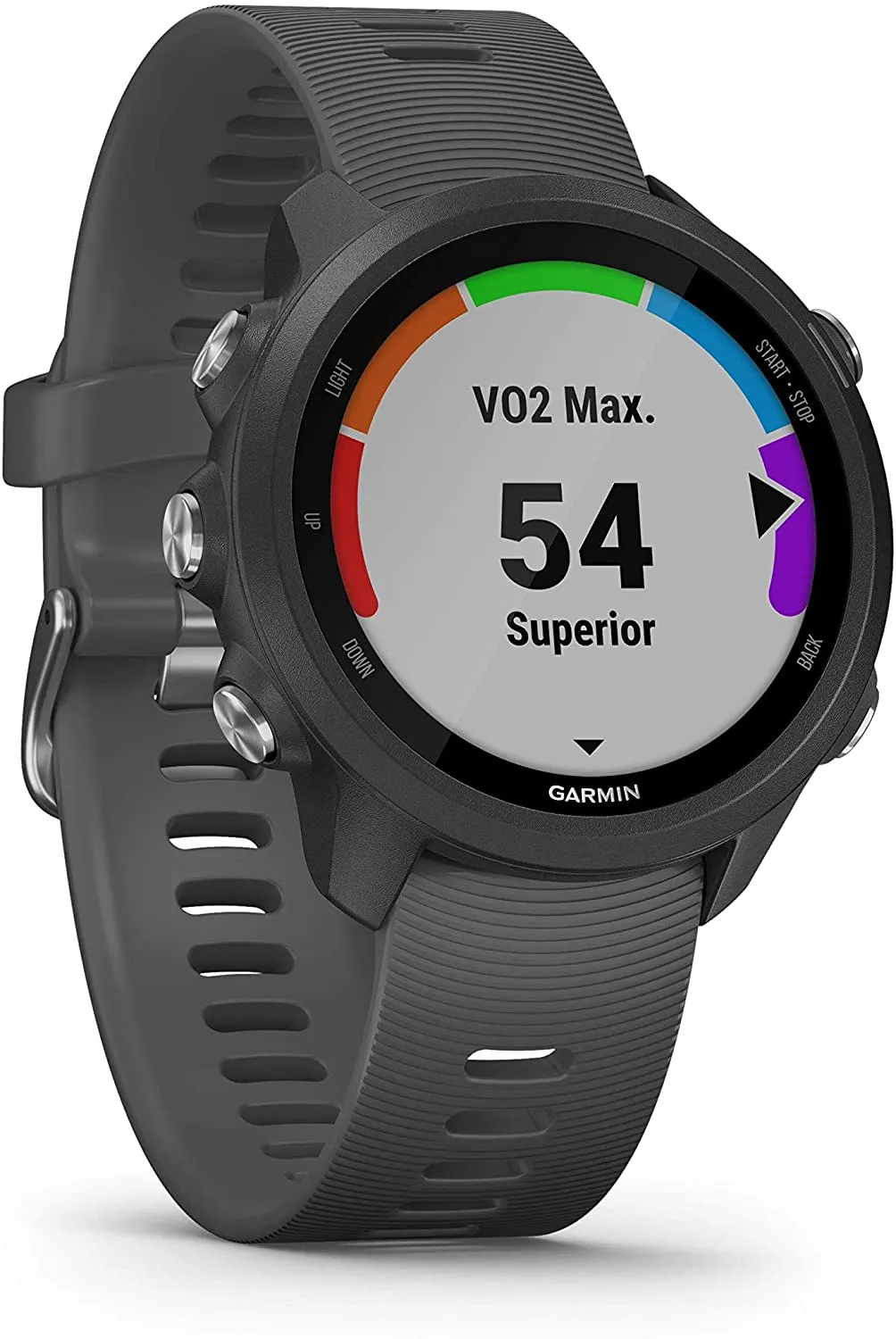 Garmin Forerunner 245 GPS Running Smartwatch (010-02120-00, Blue/Lime/White)