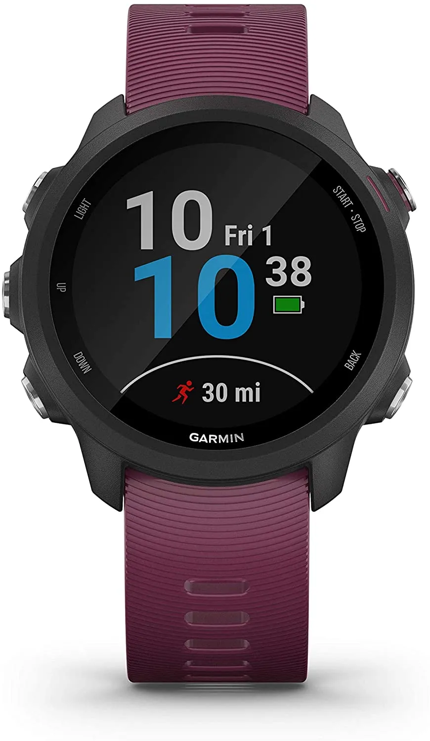 Garmin Forerunner 245 GPS Running Smartwatch (010-02120-01, Orange/Red/Teal)