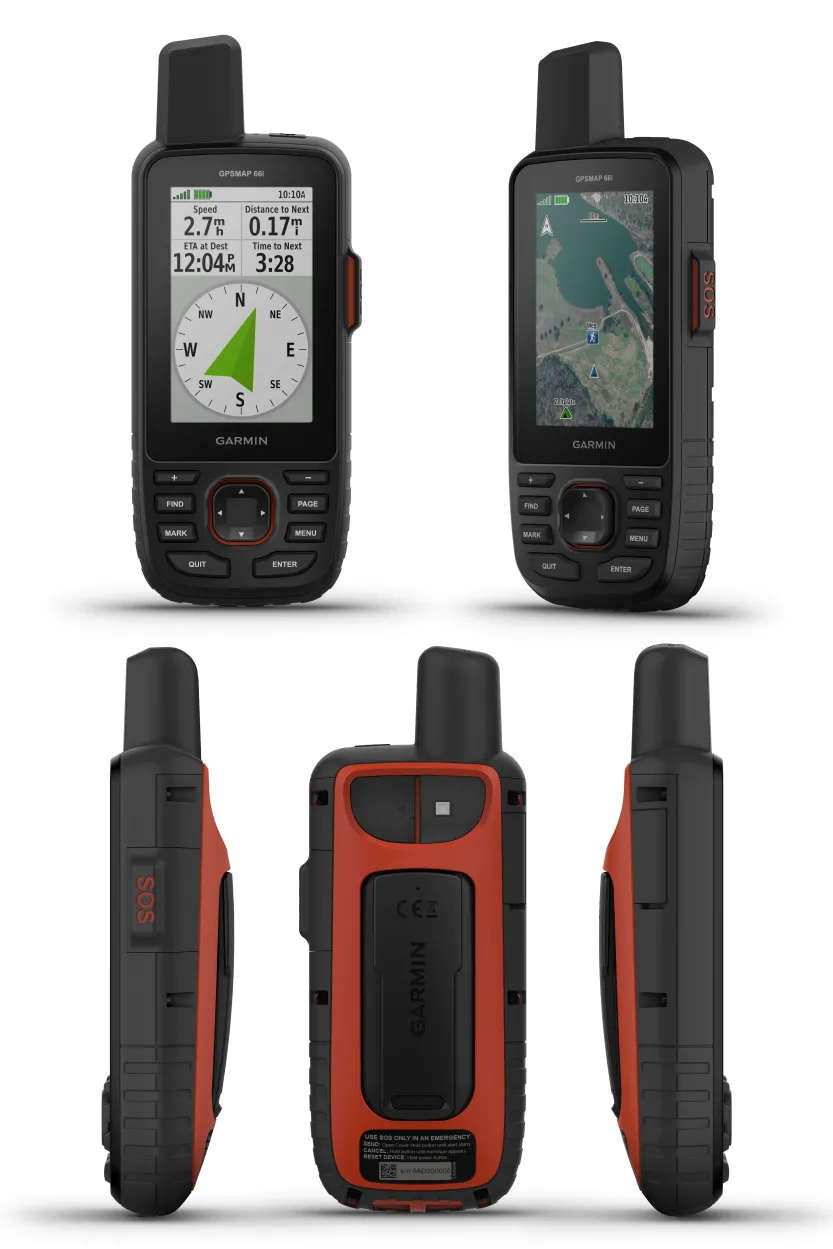 Garmin GPSMAP 66i, GPS Handheld and Satellite Communicator, TopoActive Mapping and inReach Technology