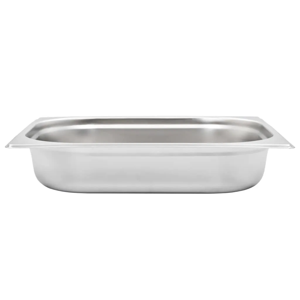 Gastronorm Containers 4 pcs GN 1/2 65 mm Stainless Steel