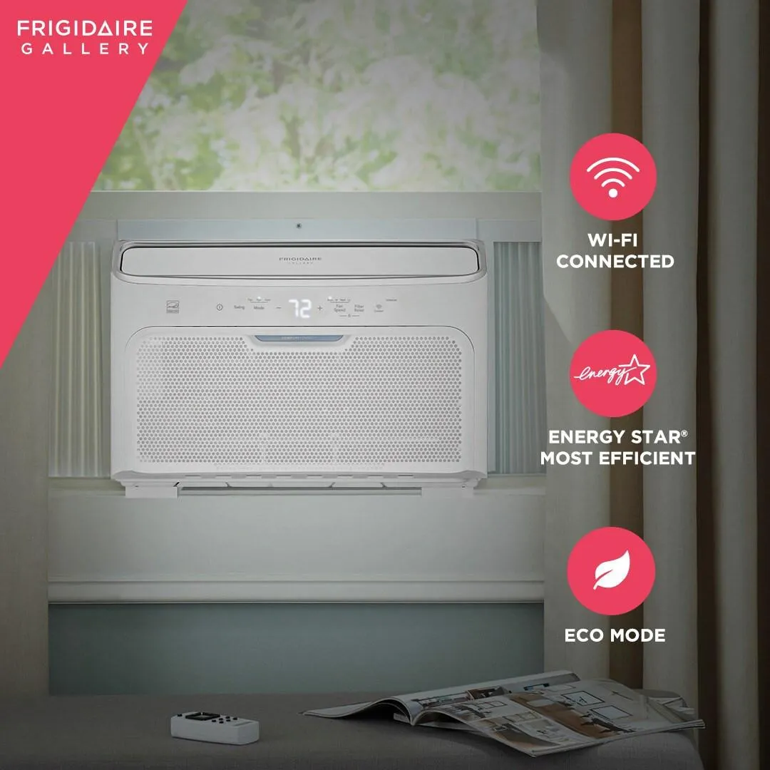 GHWQ083WC1 Frigidaire Gallery 8,000 BTU Inverter Window Room Air Conditioner with Wi-Fi (Energy Star)