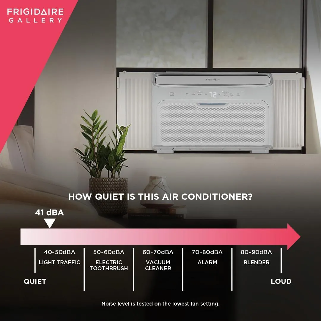 GHWQ083WC1 Frigidaire Gallery 8,000 BTU Inverter Window Room Air Conditioner with Wi-Fi (Energy Star)