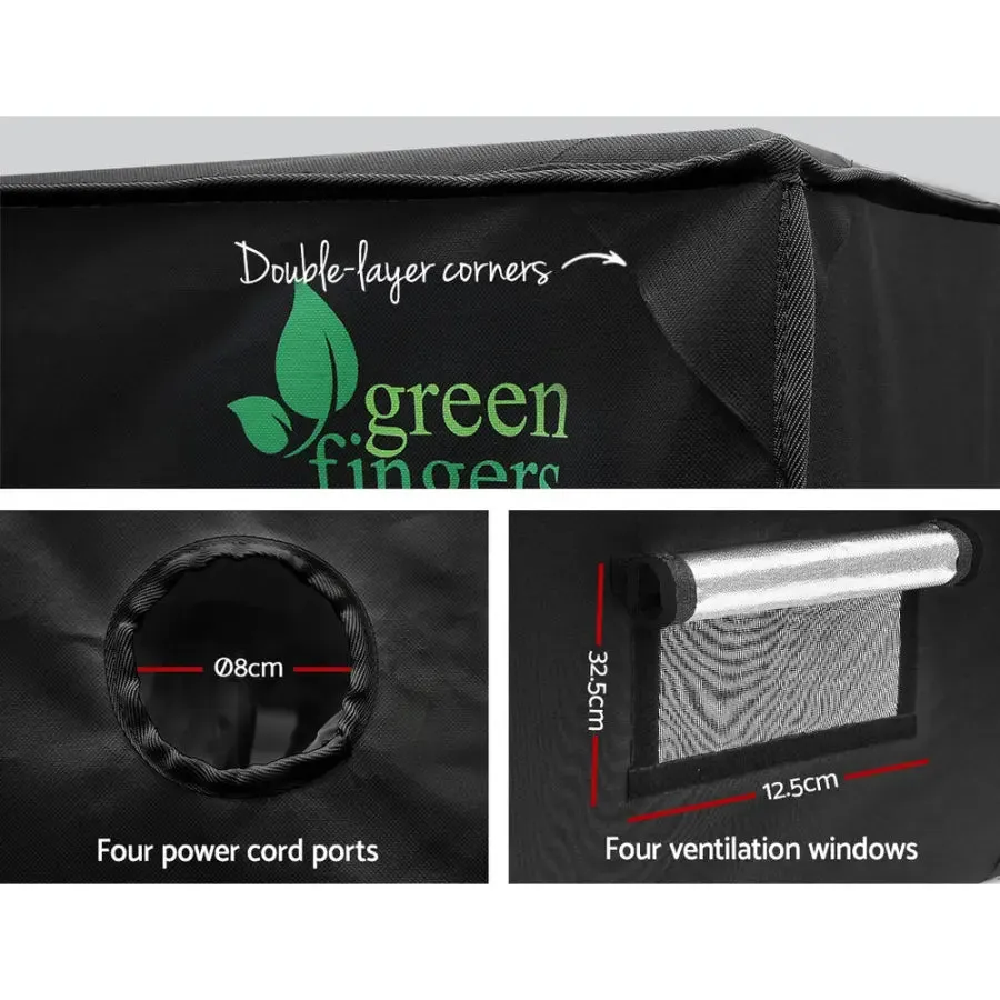 Green Fingers Hydroponics Indor Grow Tent Kits Reflective 1.2X1.2X2M 600D Oxford