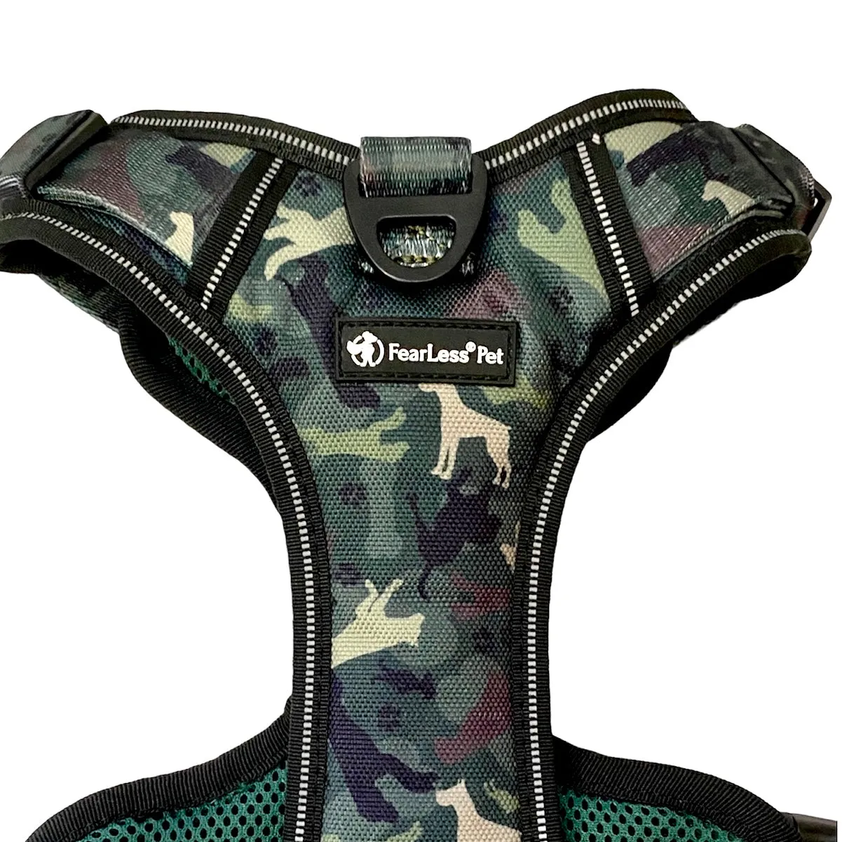 Heavy Duty Harness - Green Camouflage