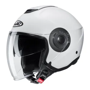 HJC I40N Pearl White Urban Jet Motorcycle Helmet