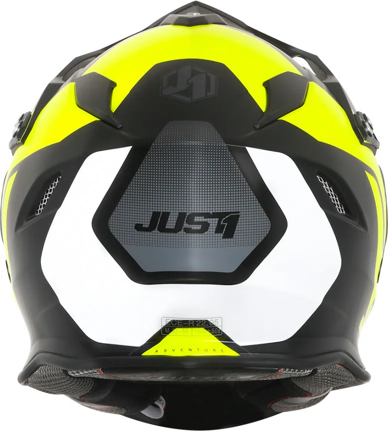 J34 Pro Tour Just1 Motocross Helmet, Matte Black/Fluorescent