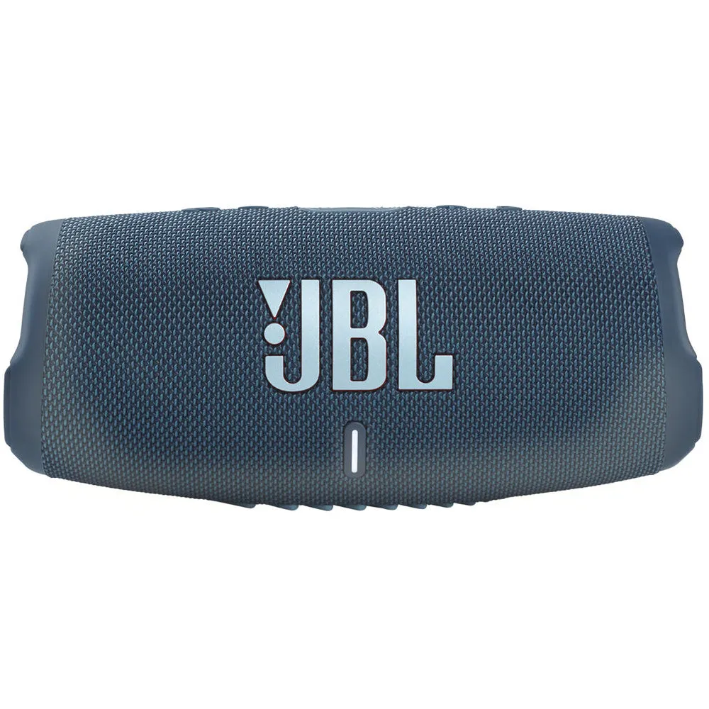 JBL Charge 5 Bluetooth Speaker with Powerbank (Blue) with JBL T110 in Ear Headphones