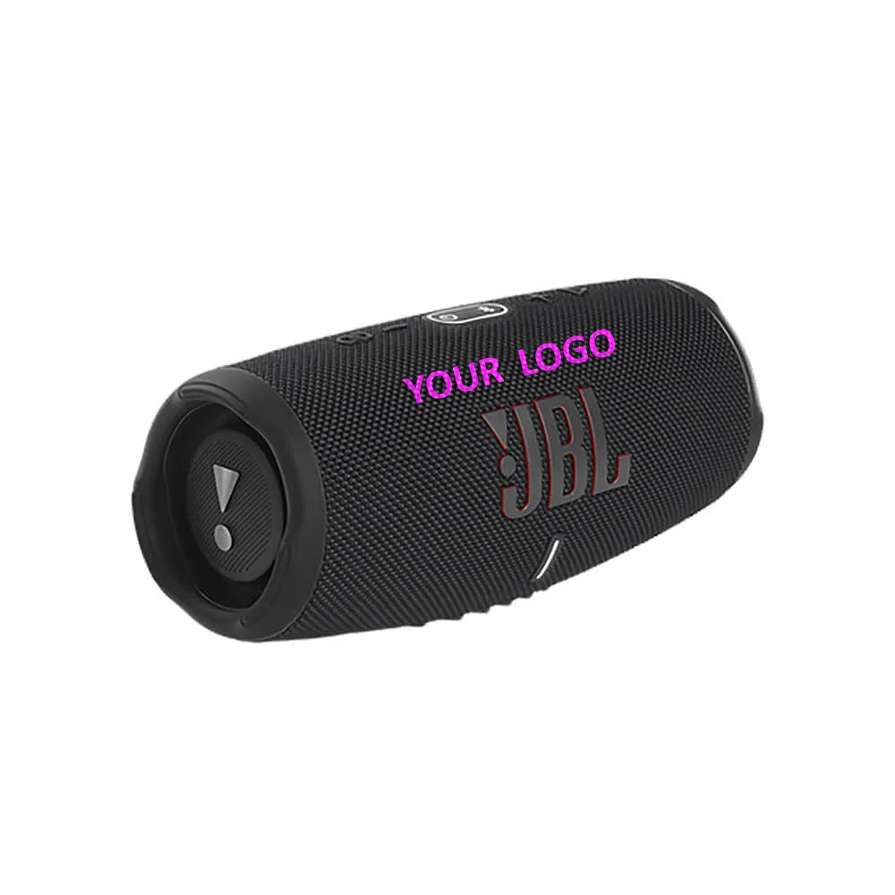 JBL Charge-5 Waterproof Custom Speaker   Powerbank, Black