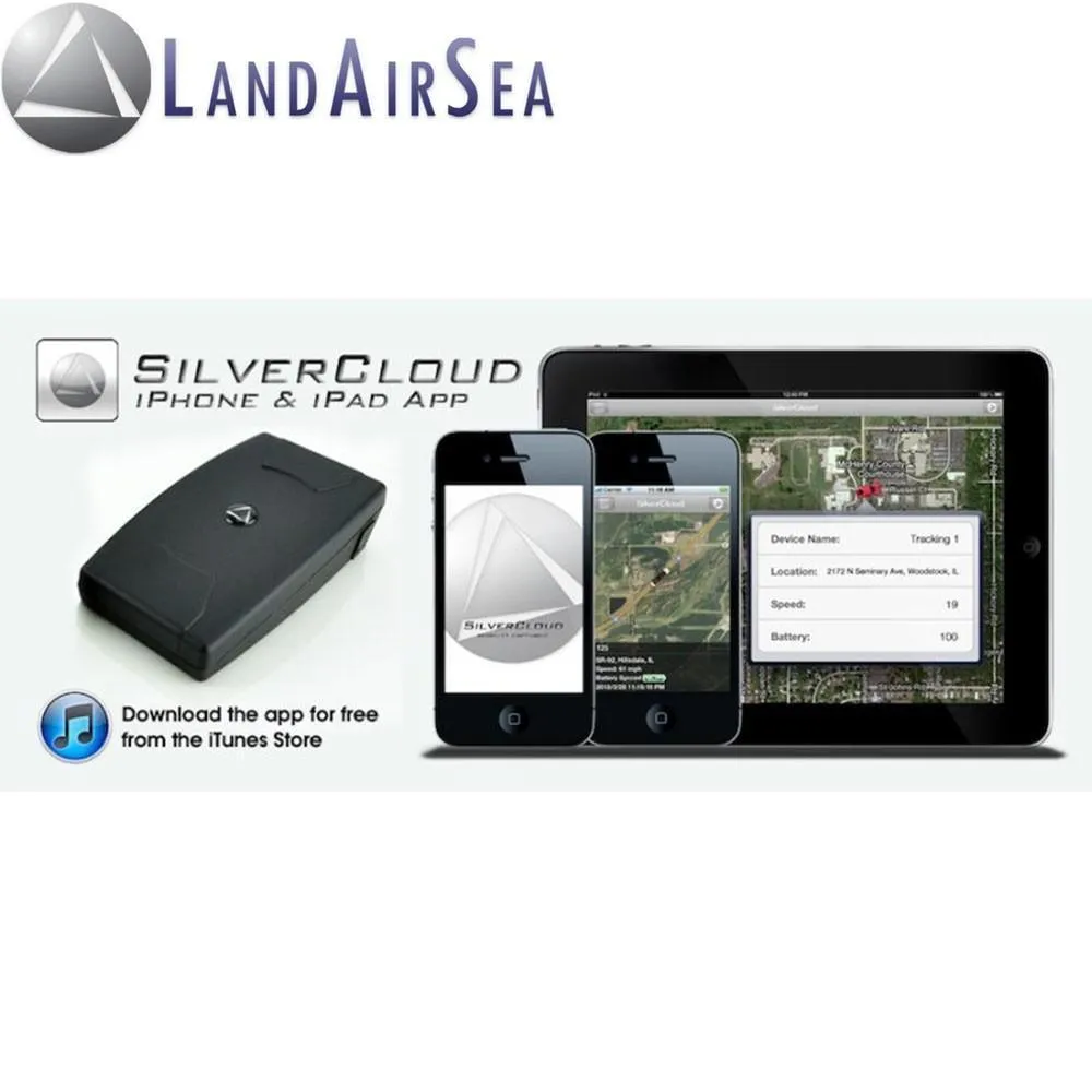 LandAirSea 2400 SilverCloud Overdrive Personal Tracking Device