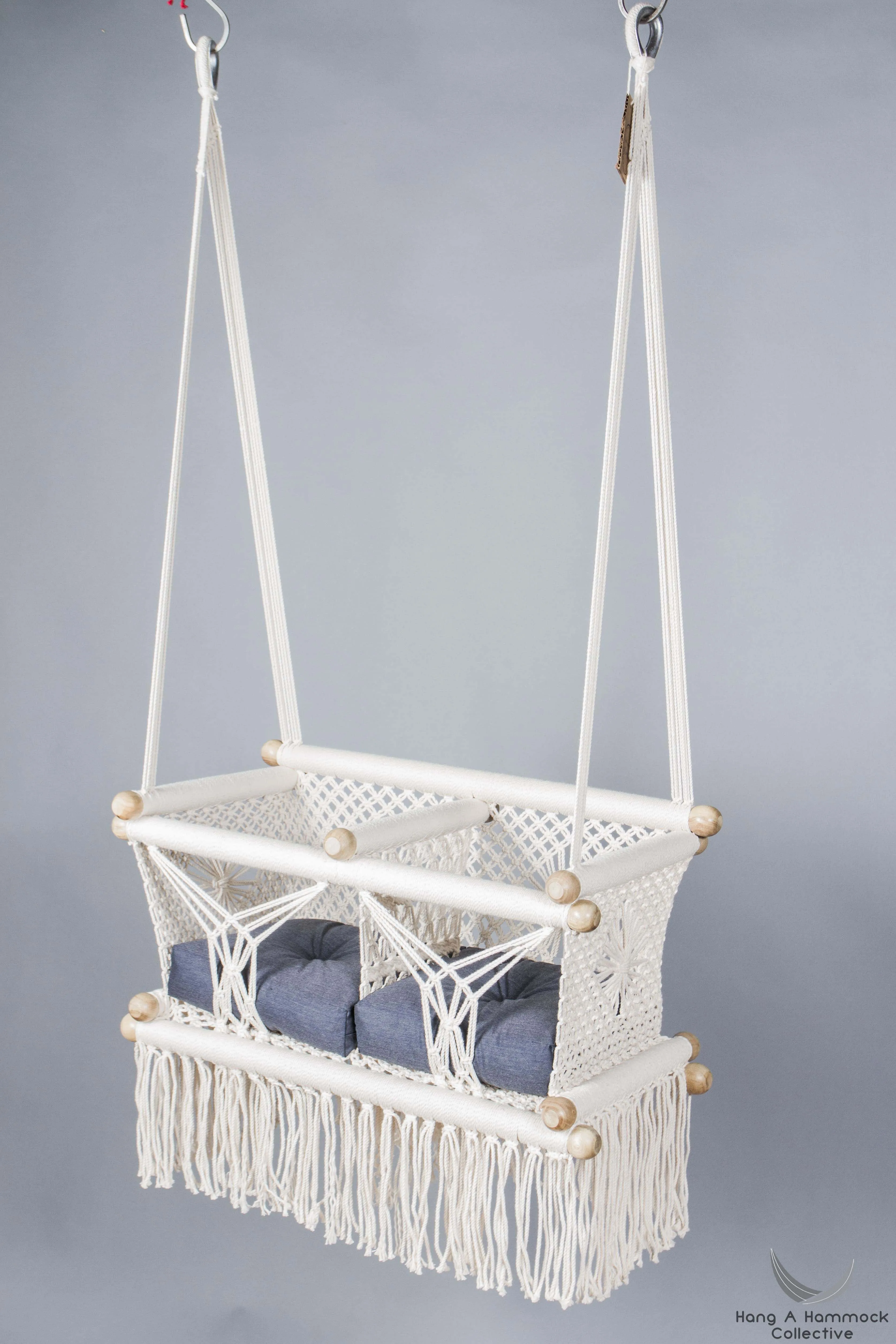 Macramé Twin Baby Swing - Handmade in Nicaragua