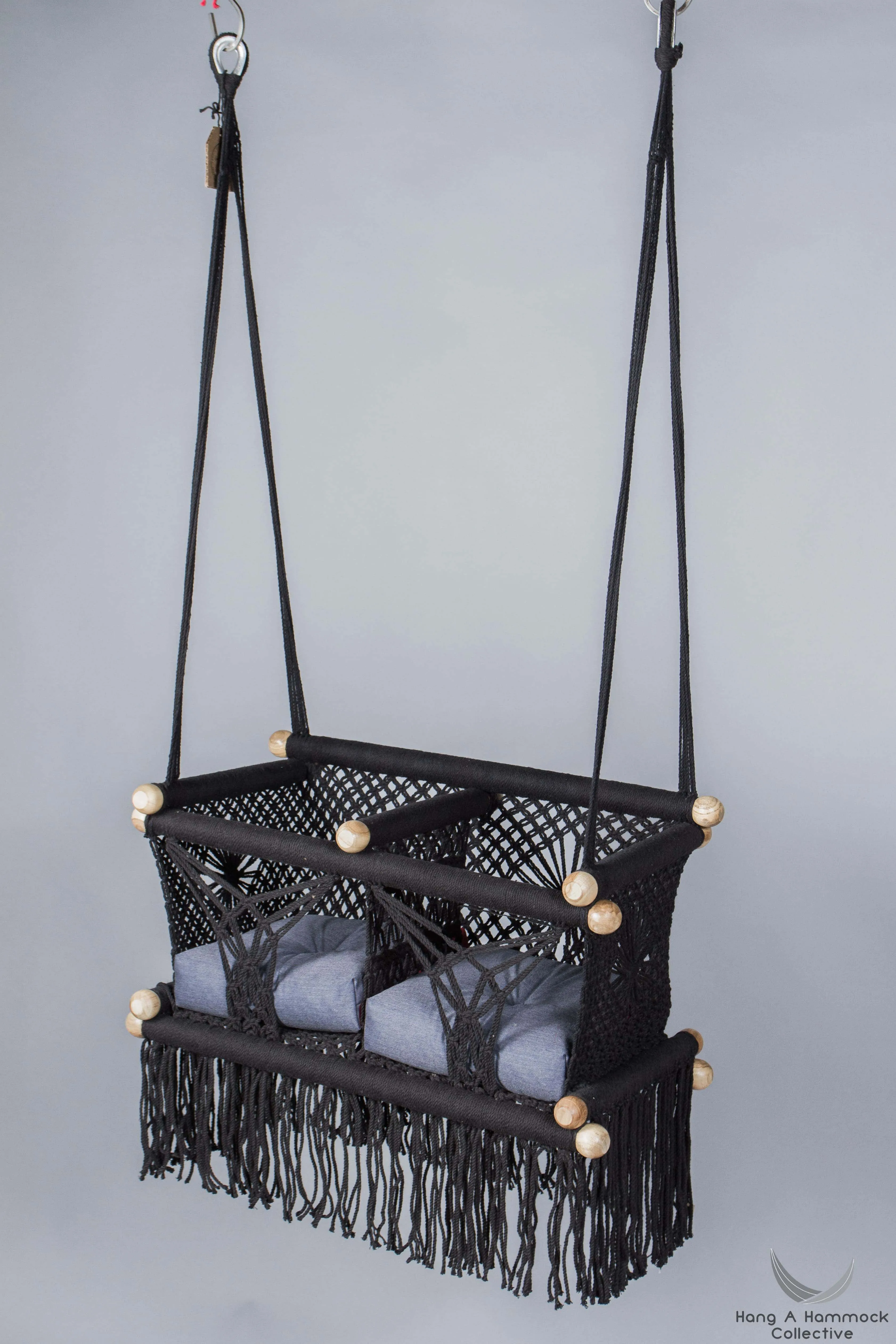 Macramé Twin Baby Swing - Handmade in Nicaragua