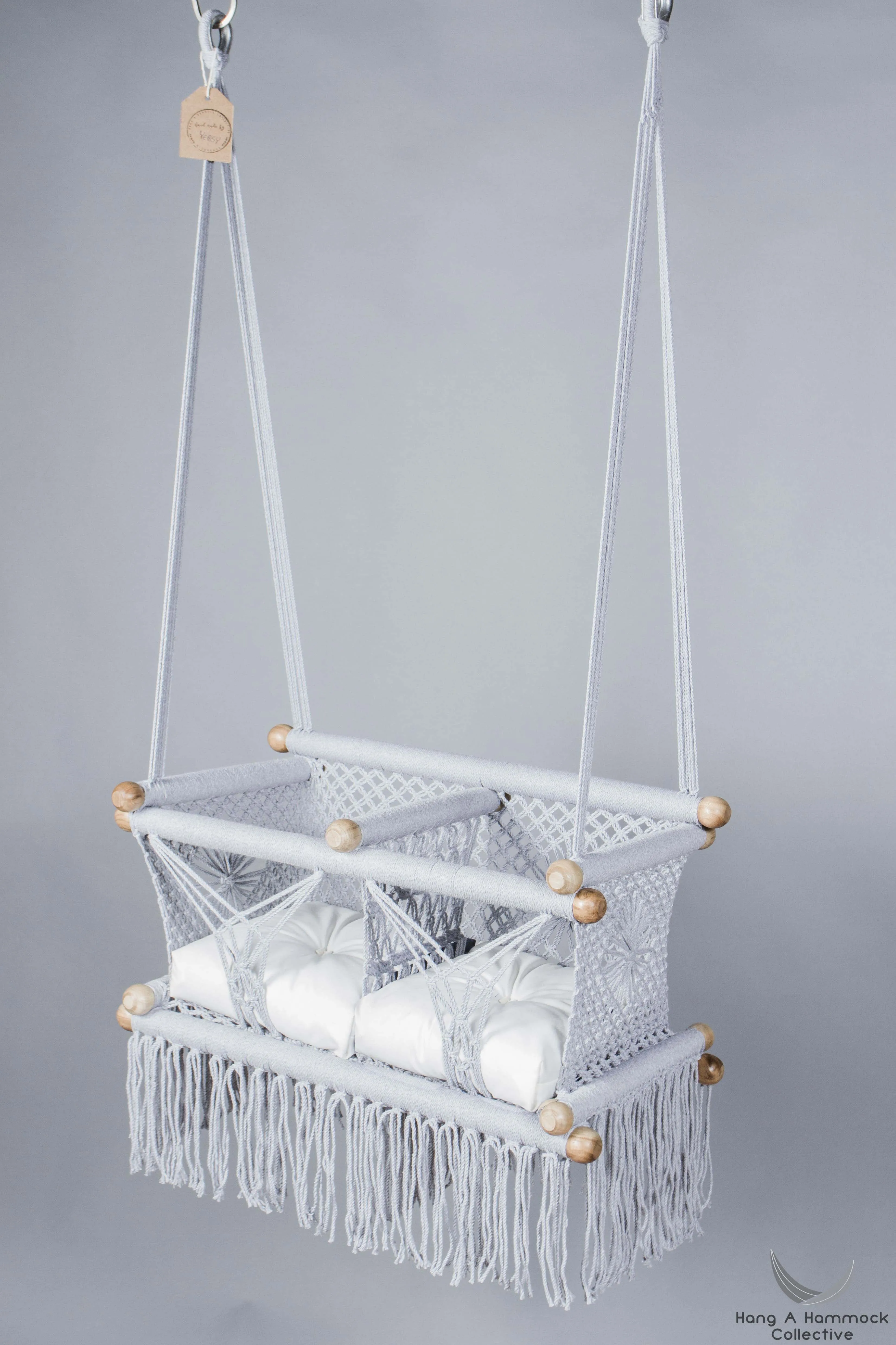 Macramé Twin Baby Swing - Handmade in Nicaragua