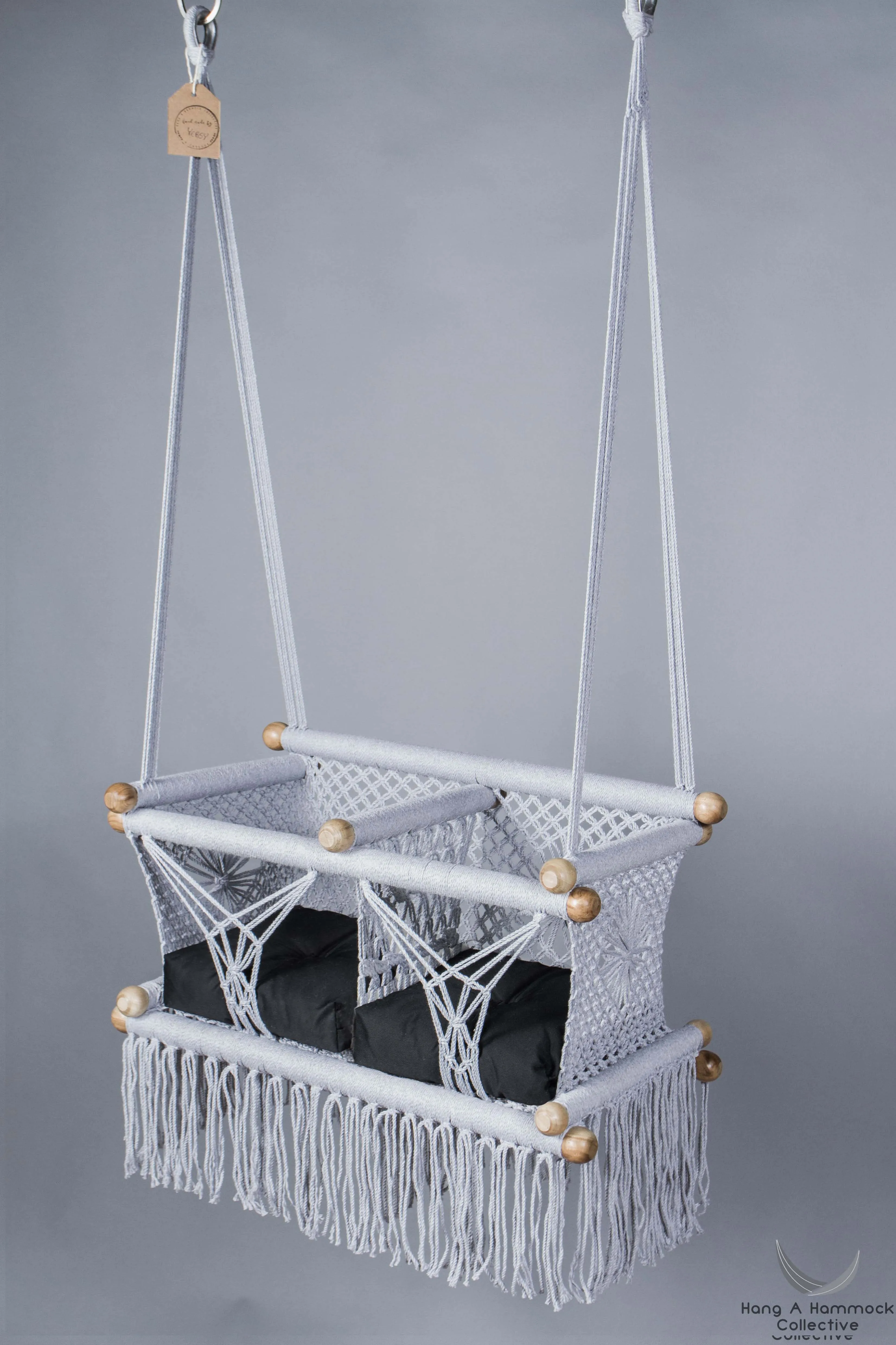 Macramé Twin Baby Swing - Handmade in Nicaragua