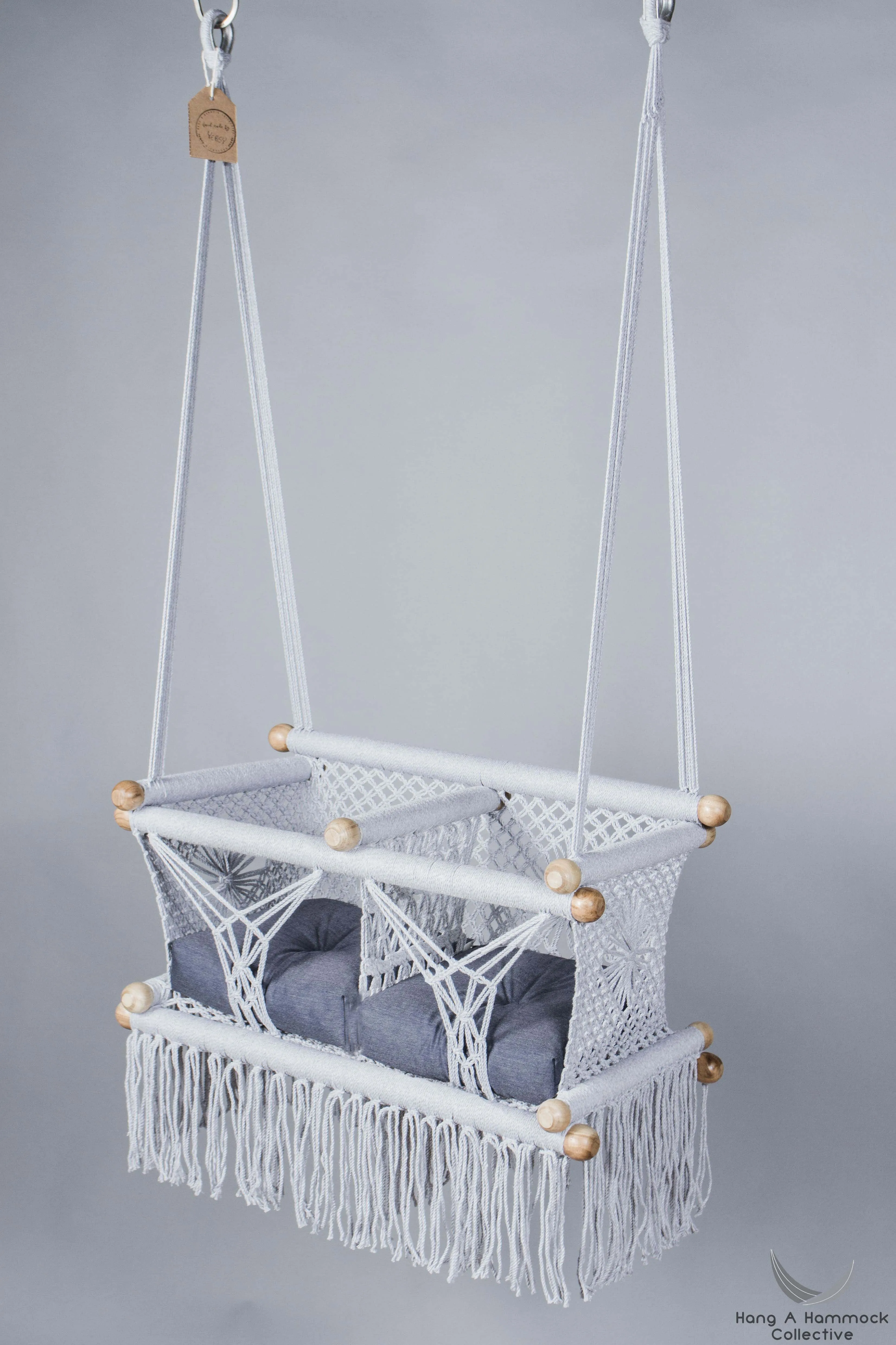 Macramé Twin Baby Swing - Handmade in Nicaragua