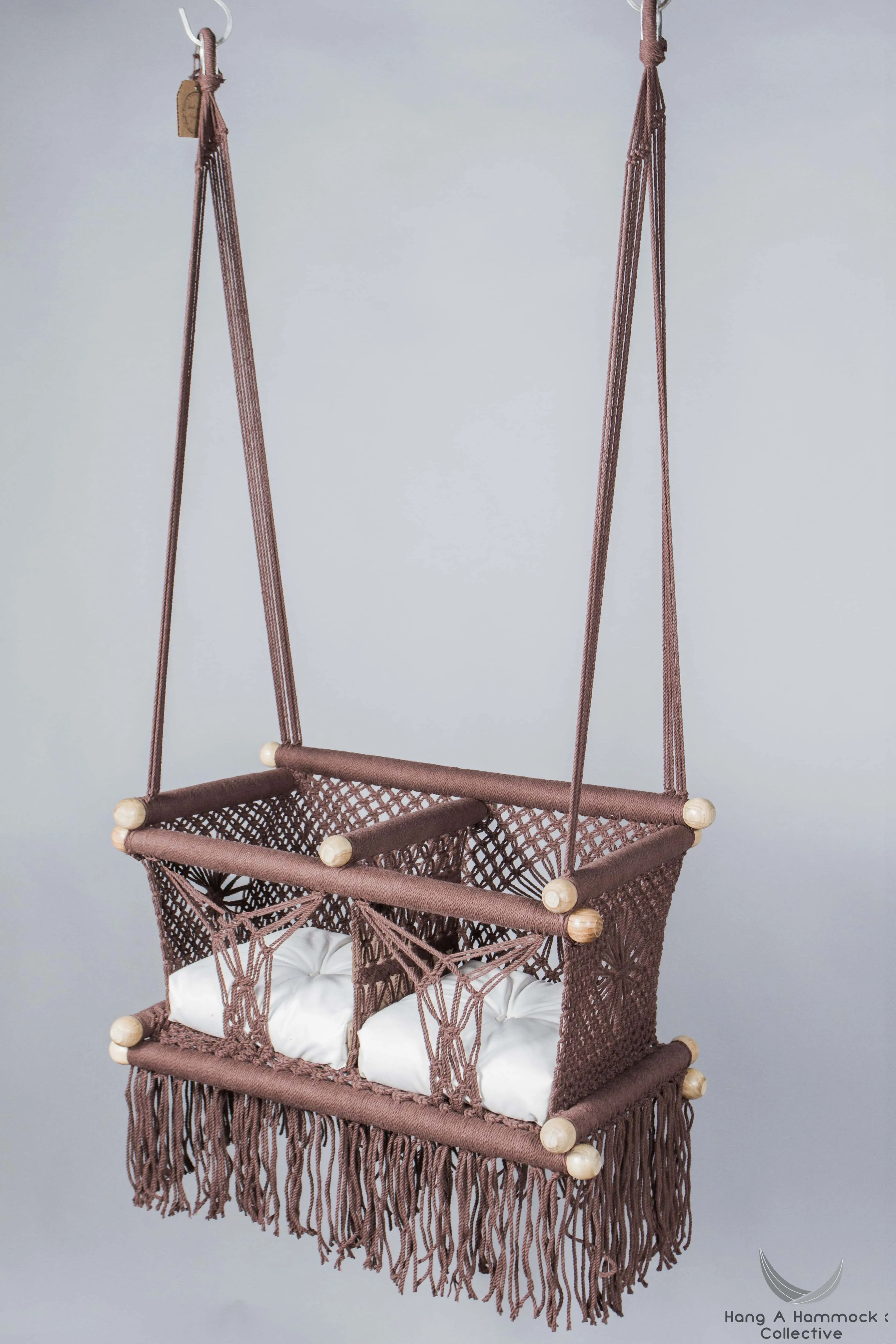 Macramé Twin Baby Swing - Handmade in Nicaragua