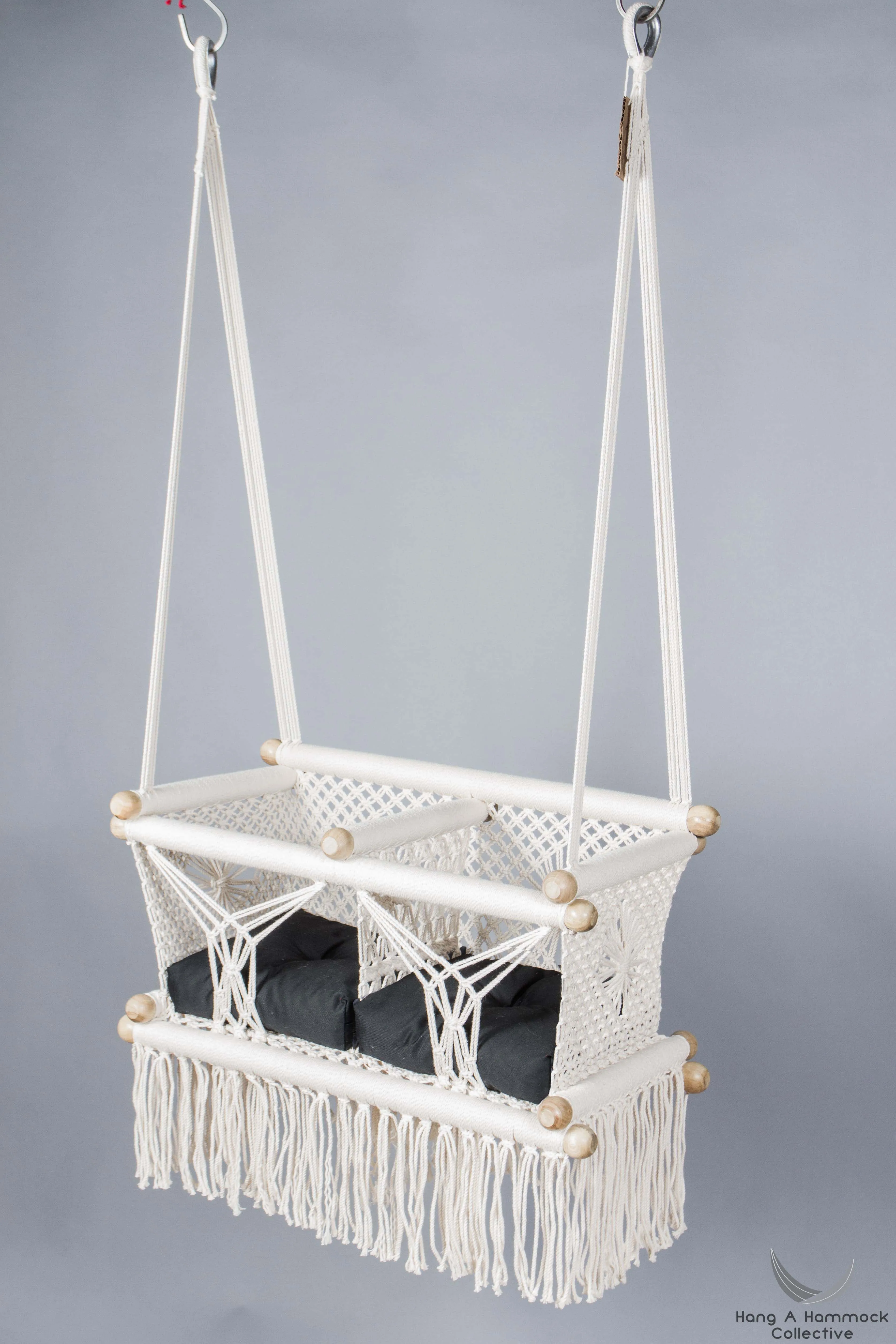 Macramé Twin Baby Swing - Handmade in Nicaragua