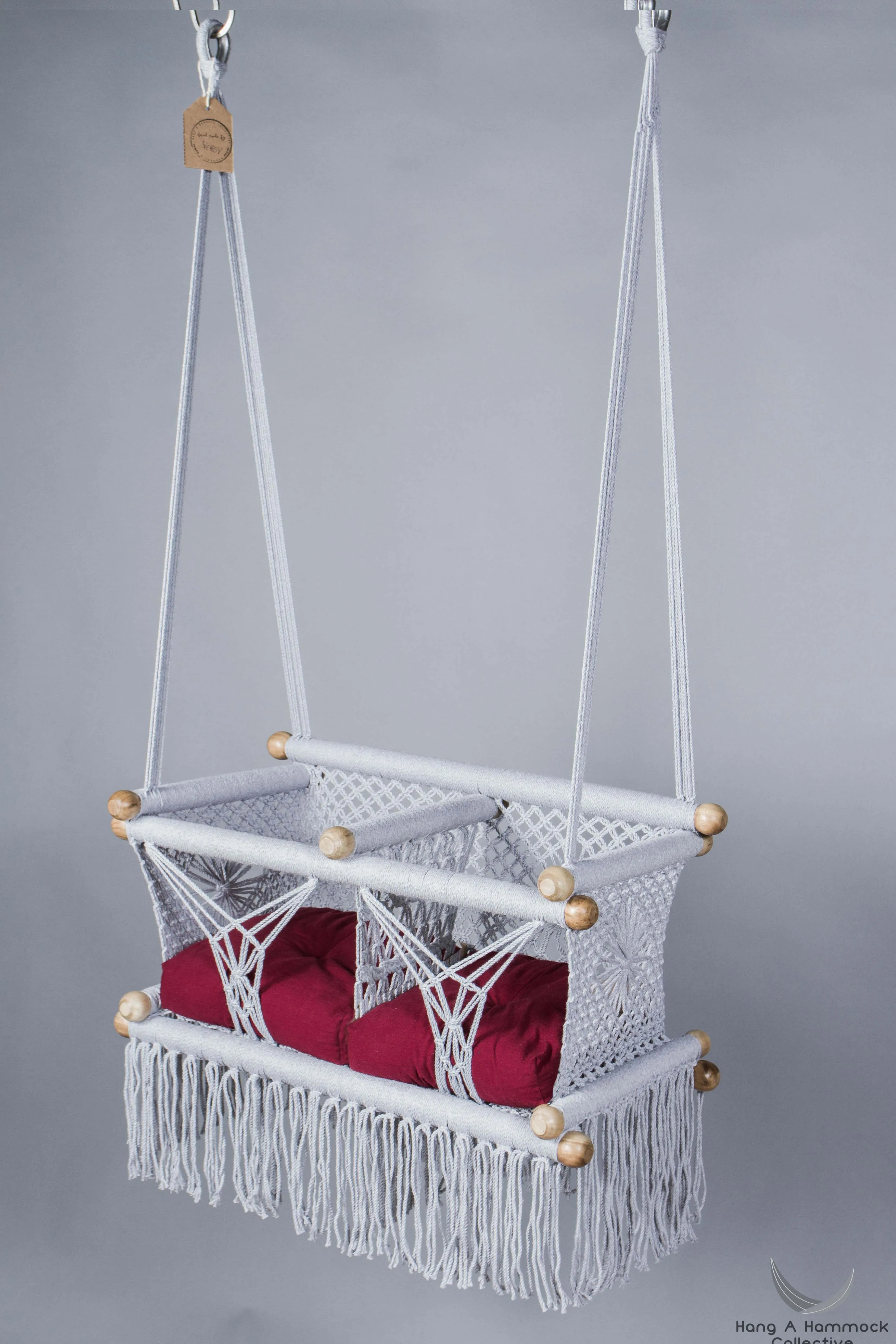 Macramé Twin Baby Swing - Handmade in Nicaragua