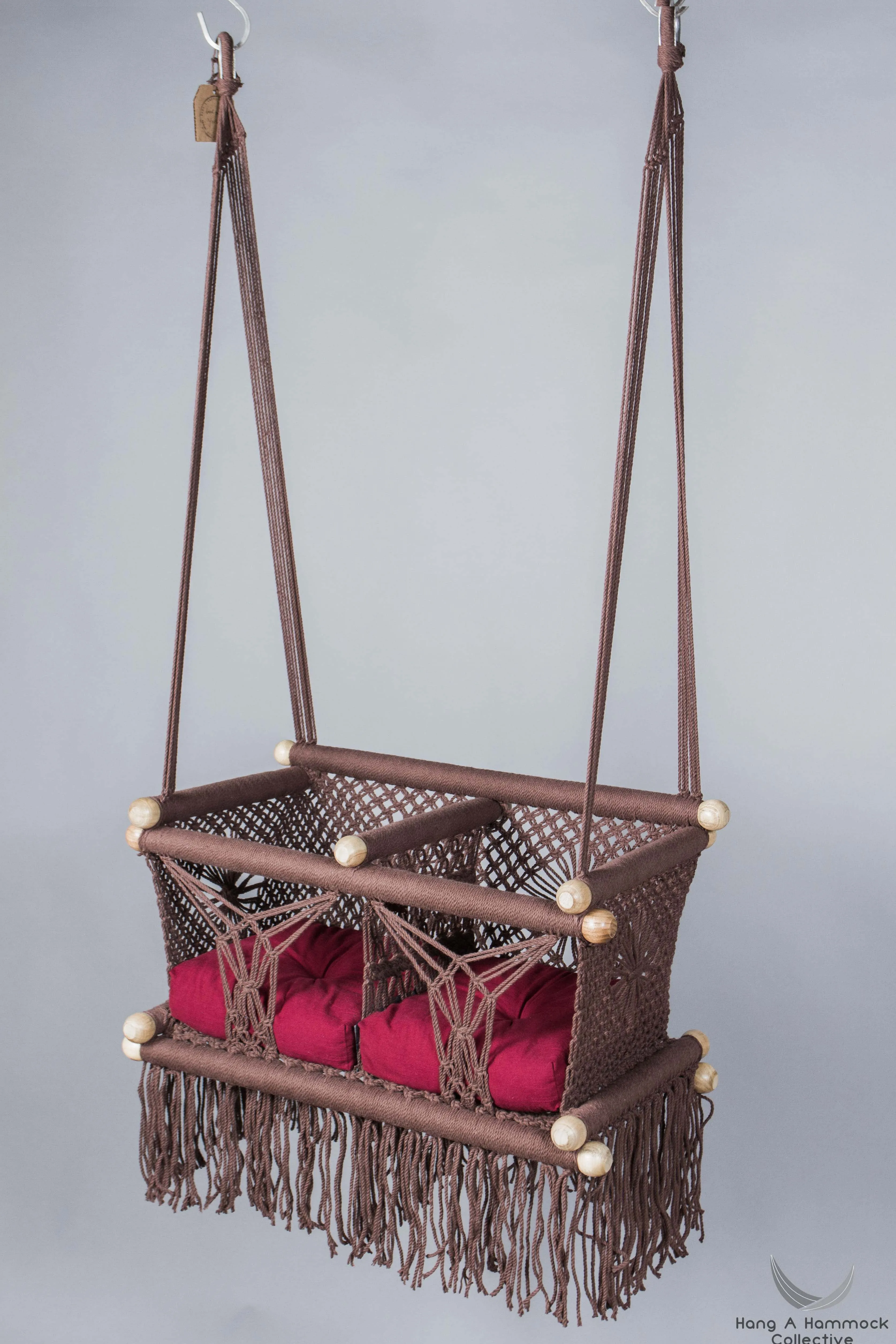 Macramé Twin Baby Swing - Handmade in Nicaragua