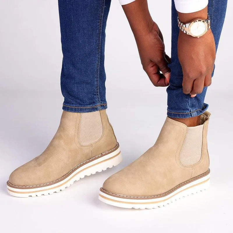 Madison Jayda Boot - Taupe