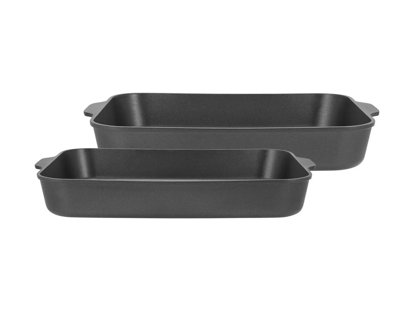 Maxwell & Williams Agile Non-Stick Roaster Set of 2 34/38cm Black Gift Boxed