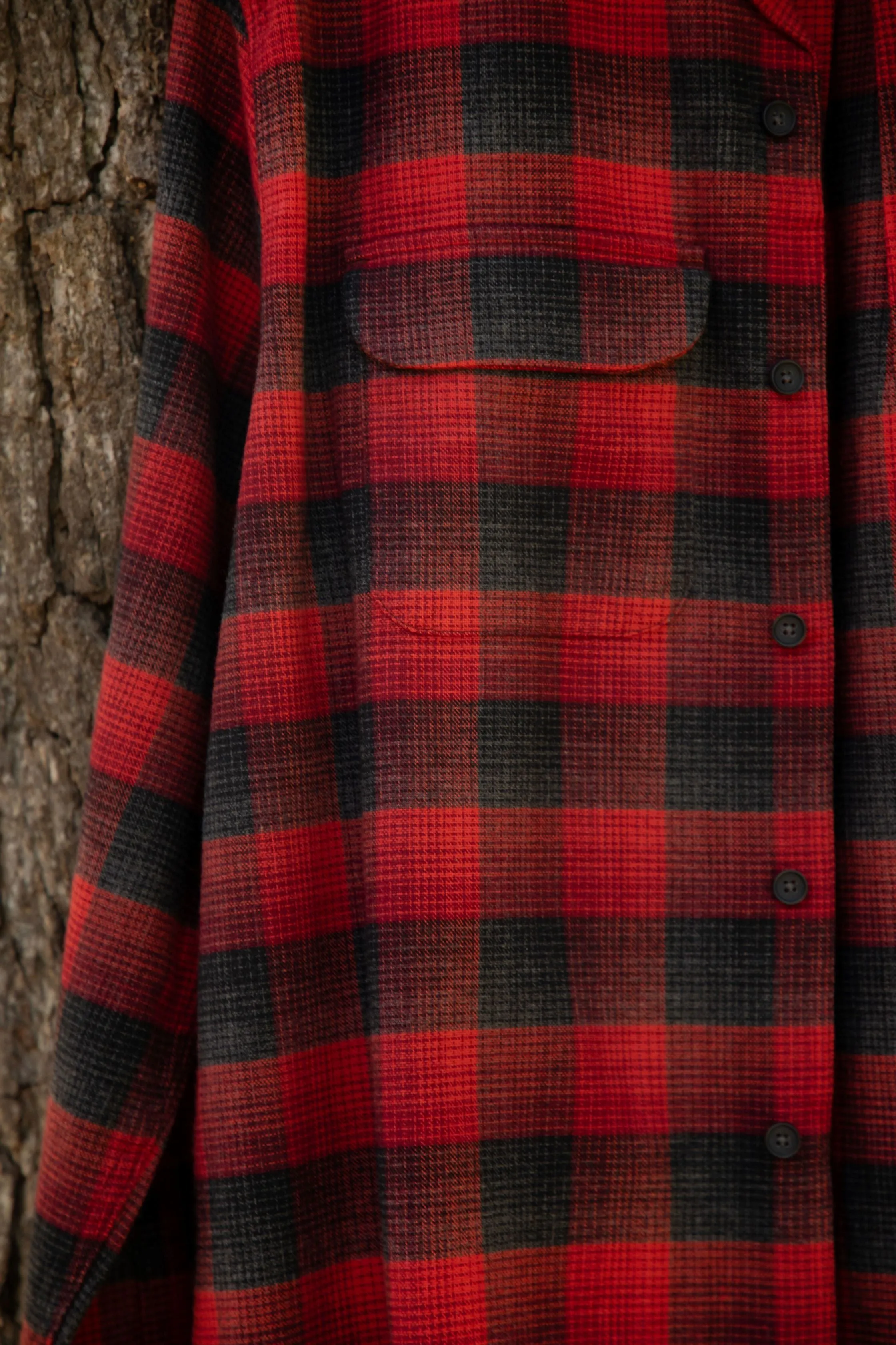 Ombre Buffalo Check Shirt - Tall