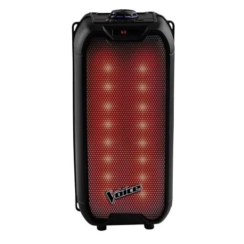 POWER Sound and Light Show Karaoke Tower Speaker with Microphone