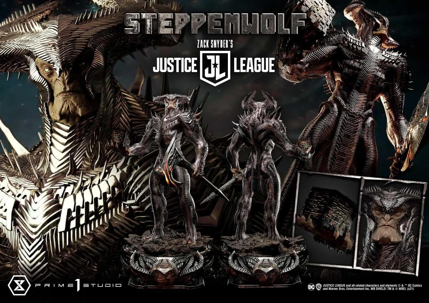 PRE-ORDER: Prime 1 Museum Masterline Zack Snyder's Justice League (Film) Steppenwolf 1/3 scale Statue