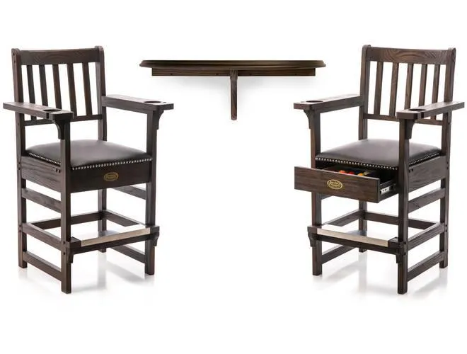 Spencer Marston Half-Moon Deluxe Plus Table and 2-Chair Set