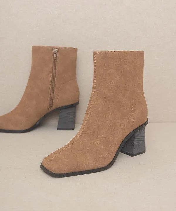 Vera Square Toe Ankle Boots