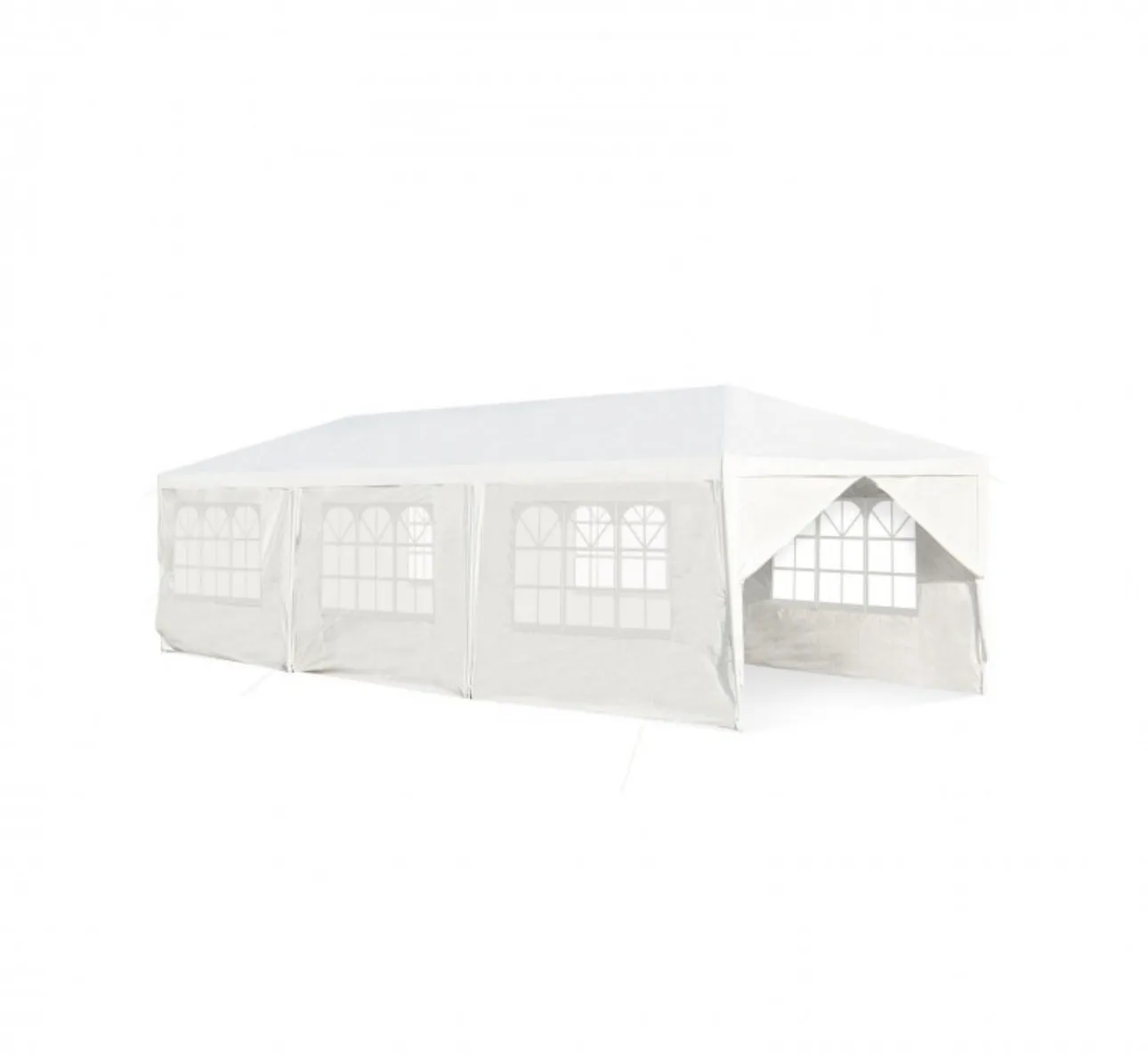 Very Cool 10x30 FT Heavy Duty Outdoor Canopy Tent With 6 Removable Sidewalls | 2 Doorways | Transparent Windows | Spacious | Patio