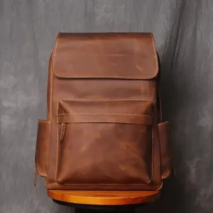 Vintage Leather Men's Backpack